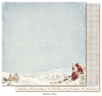 Billede: 1 ark dobbeltsidet karton, Joyous Winterdays - Santa Claus, maja design