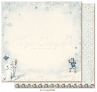Billede: 1 ark dobbeltsidet karton, Joyous Winterdays - Snowball fight, maja design