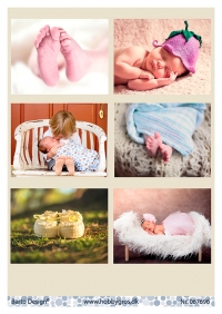 Billede: 6 babybilleder, barto design