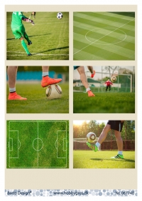Billede: 6 billeder med fodbold, barto design