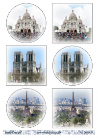 Billede: 6 billeder af seværdigheder i Paris, barto design