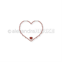 Billede: skære/prægeskabelon hjerte, der kan rives op, Alexandra Renke Dies 