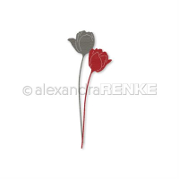 Billede: skæreskabelon 2 tulipaner, Alexandra Renke Dies 