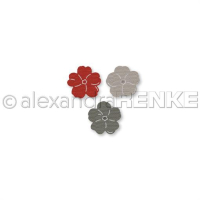 Billede: skære/prægeskabelon jordbærblomster, Alexandra Renke Dies 