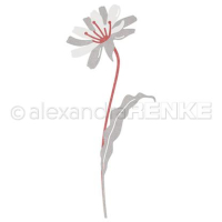 Billede: skære/prægeskabelon blomst til opbygning i 4 dele, Alexandra Renke Dies 