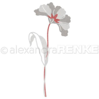 Billede: skære/prægeskabelon blomst til opbygning i 4 dele, Alexandra Renke Dies 