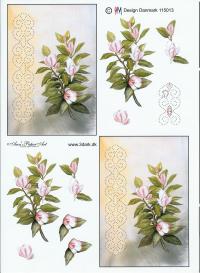 Billede: sy-ark nr. 13 blomst, hmdesign, tilbud