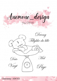 Billede: Anemone_design skæreskabelon og stempel