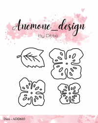 Billede: skæreskabelon blomst, Anemone_design Dies