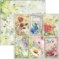 Billede: Ciao Bella Scrapbooking Sheets CBSS124, 1 dobbeltsidet ark, Microcosmos, 30,5x30,5cm