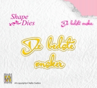 Billede: skæreskabelon NS Shape Die “De bedste ønsker