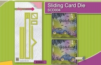 Billede: skæreskabelon glidekort, NELLIE SNELLEN Sliding Card Dies SCD004, førpris kr. 54,- nupris