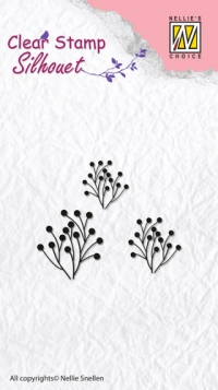 Billede: NELLIE SNELLEN SILHOUETTE CLEARSTAMP SIL020, 46x38mm, førpris kr. 22,00, nupris