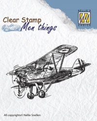 Billede: NELLIE SNELLEN STEMPEL “Men Thing - Airplane