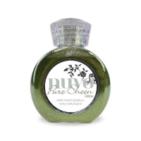 Billede: Nuvo - Pure Sheen Glitter - Green - 701N, 100 ml, førpris kr. 48,- nupris