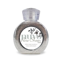 Billede: Nuvo - Pure Sheen Glitter - Silver - 704n, 100 ml, førpris kr. 48,- nupris
