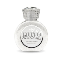 Billede: Nuvo - Pure Sheen Glitter - Ice White - 721n, 100 ml, førpris kr. 48,- nupris