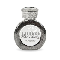 Billede: Nuvo - Pure Sheen Glitter - Steel Grey - 722n, 100 ml, førpris kr. 48,- nupris