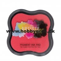Billede: Stempelsværte Pigment Ink Pink 5x5cm

