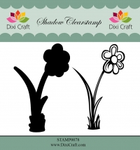 Billede: Dixi Craft Shadow Clearstamp “Flower-3