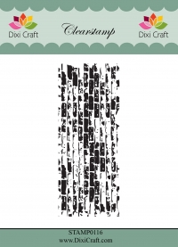 Billede: DIXI CRAFT CLEARSTAMP “Texture-1” STAMP0116,10x4cm
