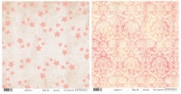 Billede: Riddersholm Design “Baby Star – Pink Stars” 1 ark 12×12″ BS281198, førpris kr. 8,- nupris