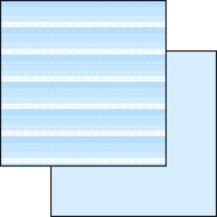 Billede: scrapbooking papir 30,5x30,5 cm 2-sidet baby blå 1 ark