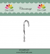 Billede: DIXI CRAFT CLEARSTAMP “Candy Stick” STAMPL025, 1,4x4,9cm, førpris kr. 12,00, nupris