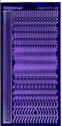 Billede: serie 20, hobbydots spejl purple