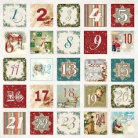 Billede: CRAFT & YOU SCRAPBOOKING ARK 30X30CM 1 ARK CP-WC07, White Christmas