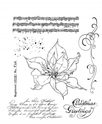 Billede: SA / Tim Holtz Cling Stamp “The Poinsettia