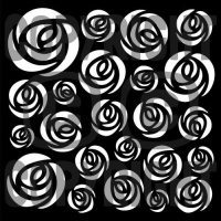 Billede: THAT SPECIAL TOUCH MASK STENCIL 15X15CM “Rose Swirls, førpris kr. 32,- nupris
