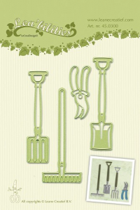 Billede: skære/prægeskabelon haveredskaber, LEANE DIE CUT/EMB, Gardening Tools, 45.0300
