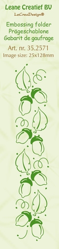 Billede: LEANE EMBOSSINGFOLDER “Acorn