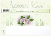 Billede: Leane Flower Foam A4 0,8mm “White” 1 ark 25.4117
