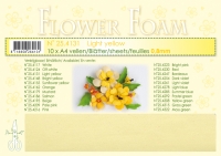 Billede: Leane Flower Foam A4 0,8mm “Light yellow” 1 ark 25.4131