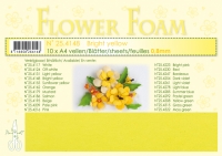 Billede: Leane Flower Foam A4 0,8mm “Bright Yellow” 1 ark 25.4148