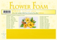 Billede: Leane Flower Foam A4 0,8mm “Sunflower Yellow” 1 ark 25.4155