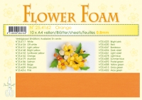 Billede: Leane Flower Foam A4 0,8mm “Orange” 1 ark 25.4162