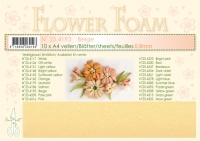 Billede: Leane Flower Foam A4 0,8mm “Beige” 1 ark 25.4193