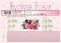 Billede: Leane Flower Foam A4 0,8mm “Pale Pink” 1 ark 25.4209