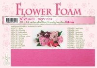 Billede: Leane Flower Foam A4 0,8mm “Bright Pink” 1 ark 25.4223