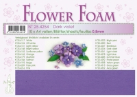 Billede: Leane Flower Foam A4 0,8mm “Dark Violet” 1 ark 25.4254