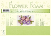 Billede: Leane Flower Foam A4 0,8mm “Pastel Green” 1 ark 25.4292