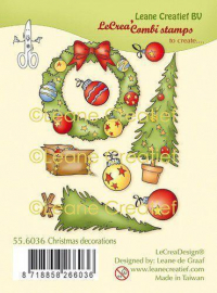Billede: LEANE Clearstamp “Christmas Decoration” 55.6036