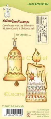 Billede: LEANE Clearstamp “Christmas Bell & Candle” 55.6050, Matcher p384431