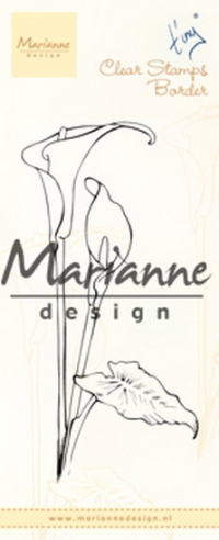 Billede: MARIANNE DESIGN STEMPEL TC0864 Tiny’s border: Callas, 64x128mm