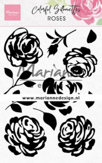 Billede: MARIANNE DESIGN CLEARSTAMP CS1046 Roses, 110x150mm, førpris kr. 62,- nupris
 