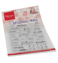 Billede: MARIANNE DESIGN CLEARSTAMP CS1070 Christmas Mail, 82x117mm, førpris kr. 48,- nupris