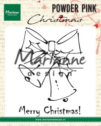 Billede: MARIANNE DESIGN STEMPEL PP2810 Merry Christmas Bells, 63x74 & 61x11mm, førpris kr. 42,00, nupris